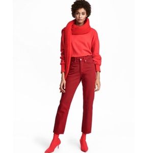 Red vintage fit jean